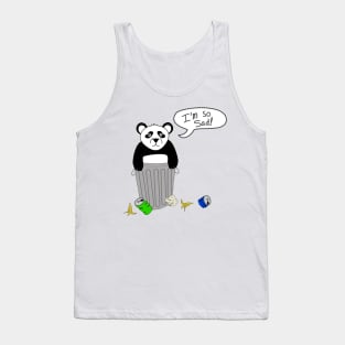 sad trash panda Tank Top